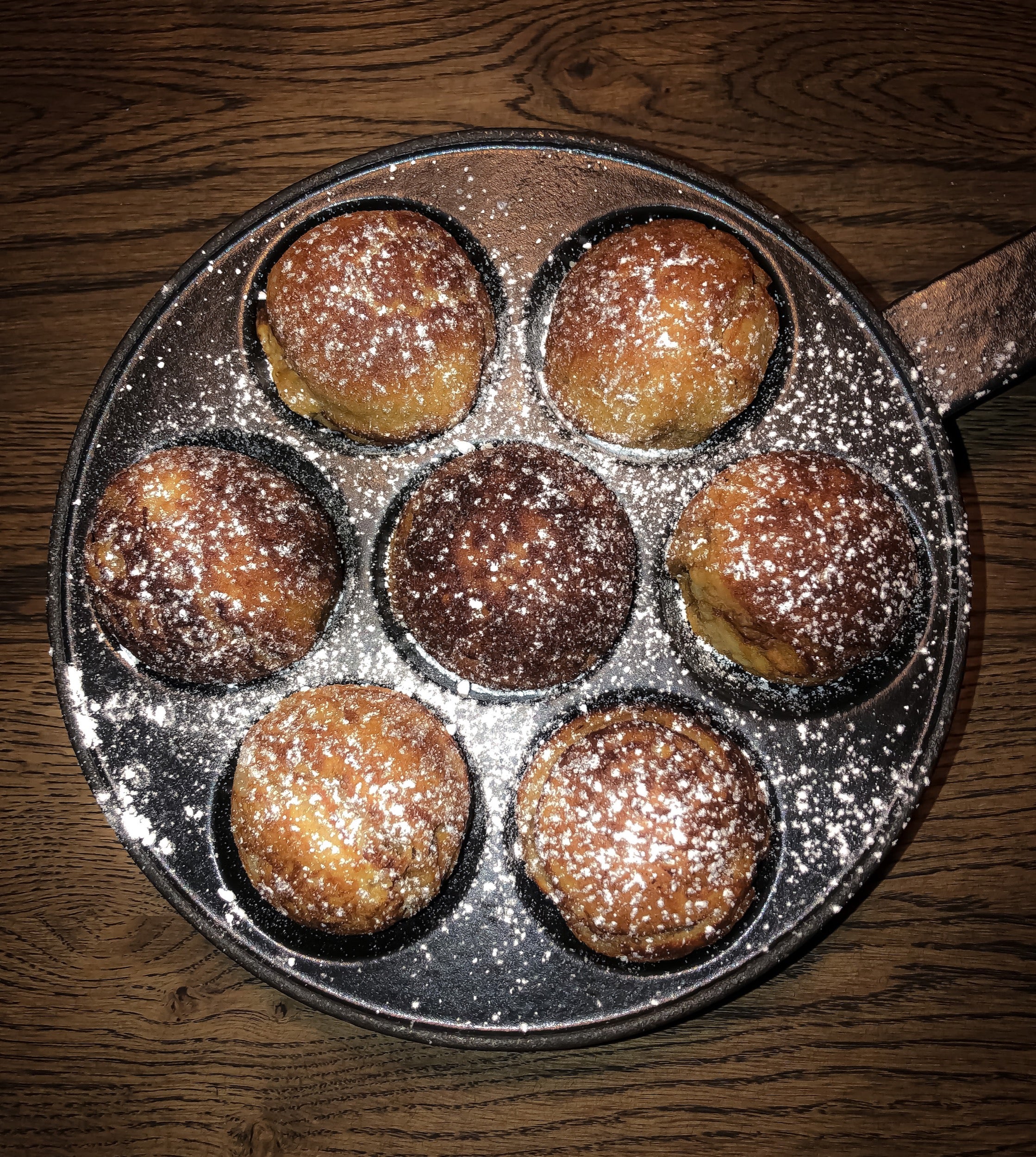 Danish ‘Æbleskiver‘ with 01 Spent Grain Flour