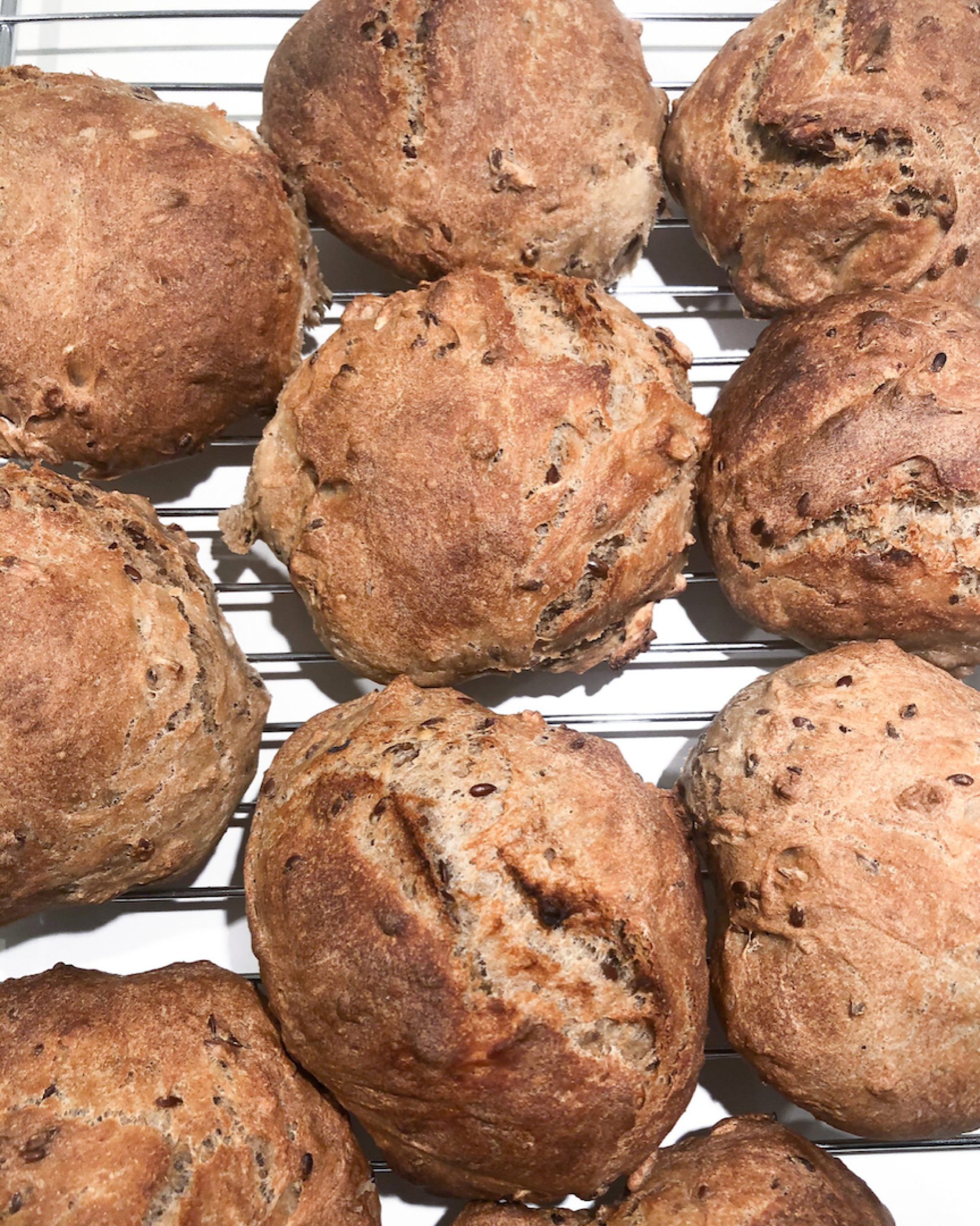 Easy and No Knead Buns with 02 IPA Spent Grain Flour | upcycled grain