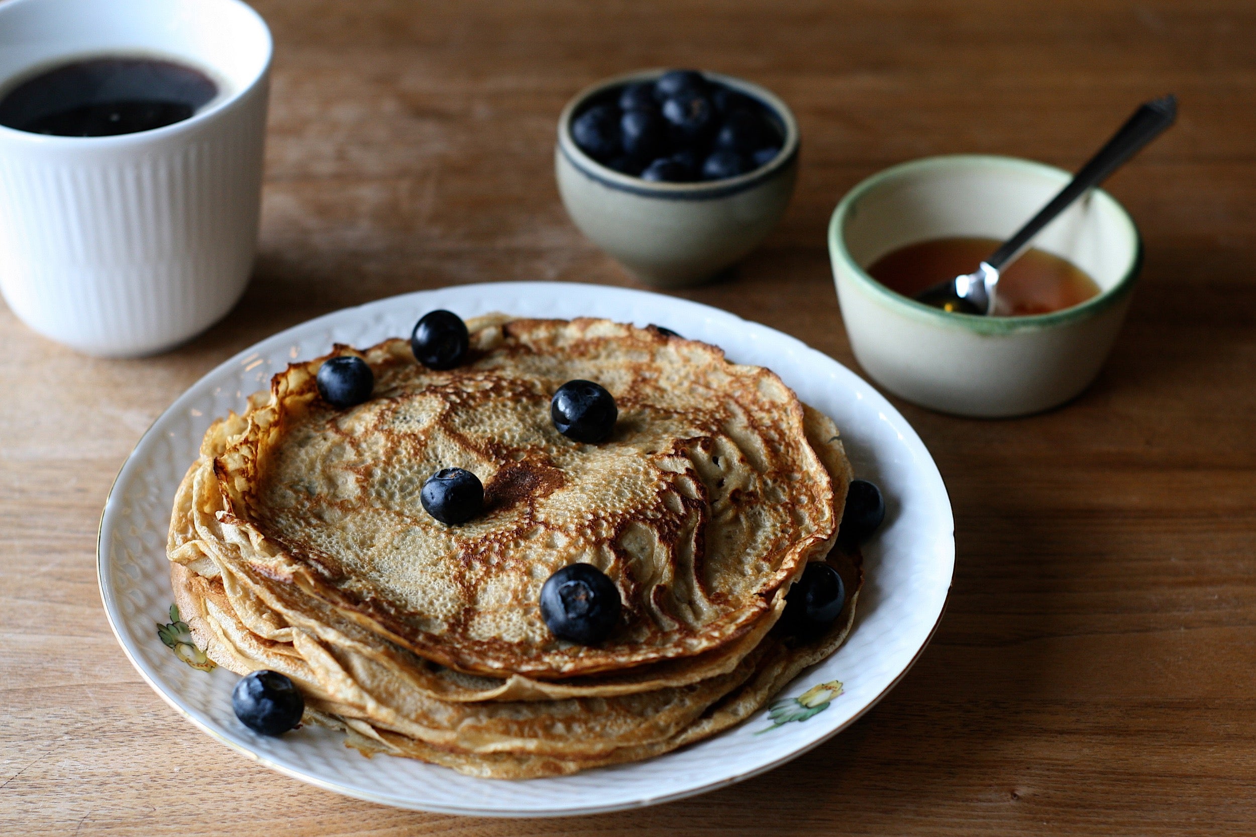 Pancakes with 01 Pilsner Spent Grain Flour