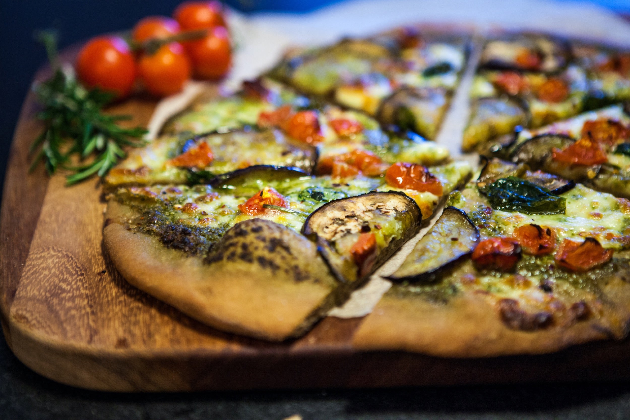 Thin-Crust Pizza with 02 IPA Spent Grain Flour