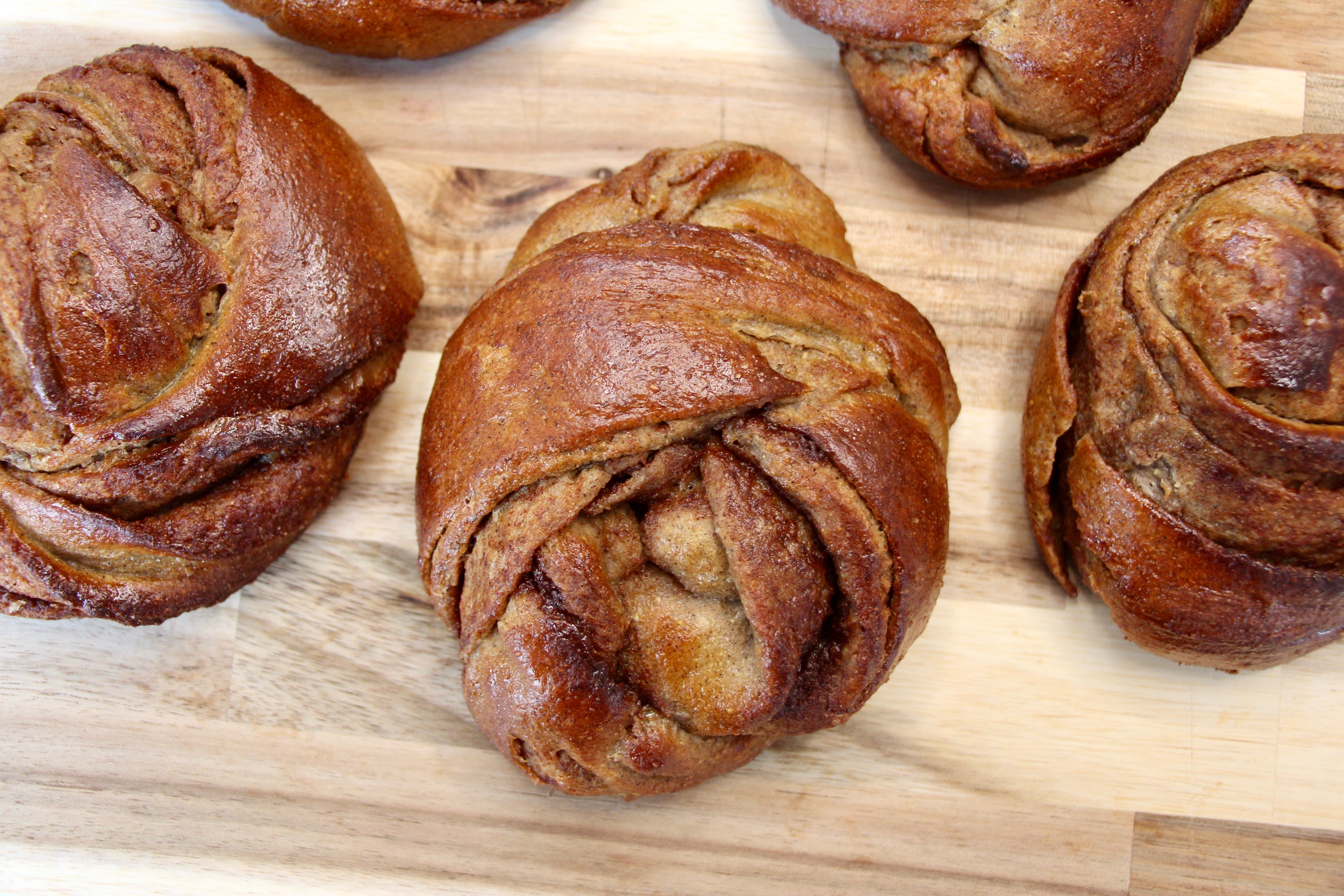 Cinnamon Buns with 01 Spent Grain Flour