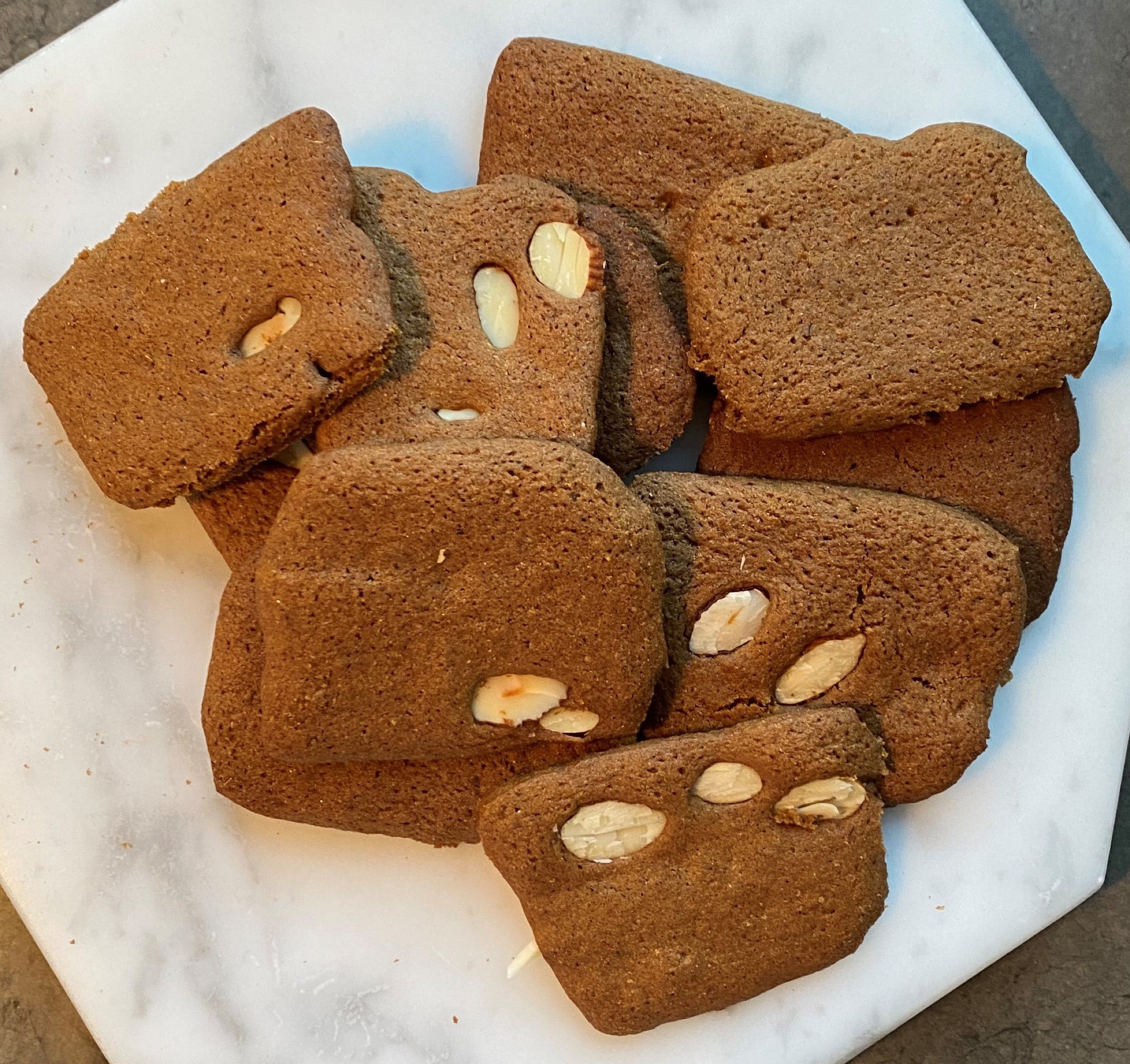 Danish brown cookies with 03 Stout Spent Grain Flour