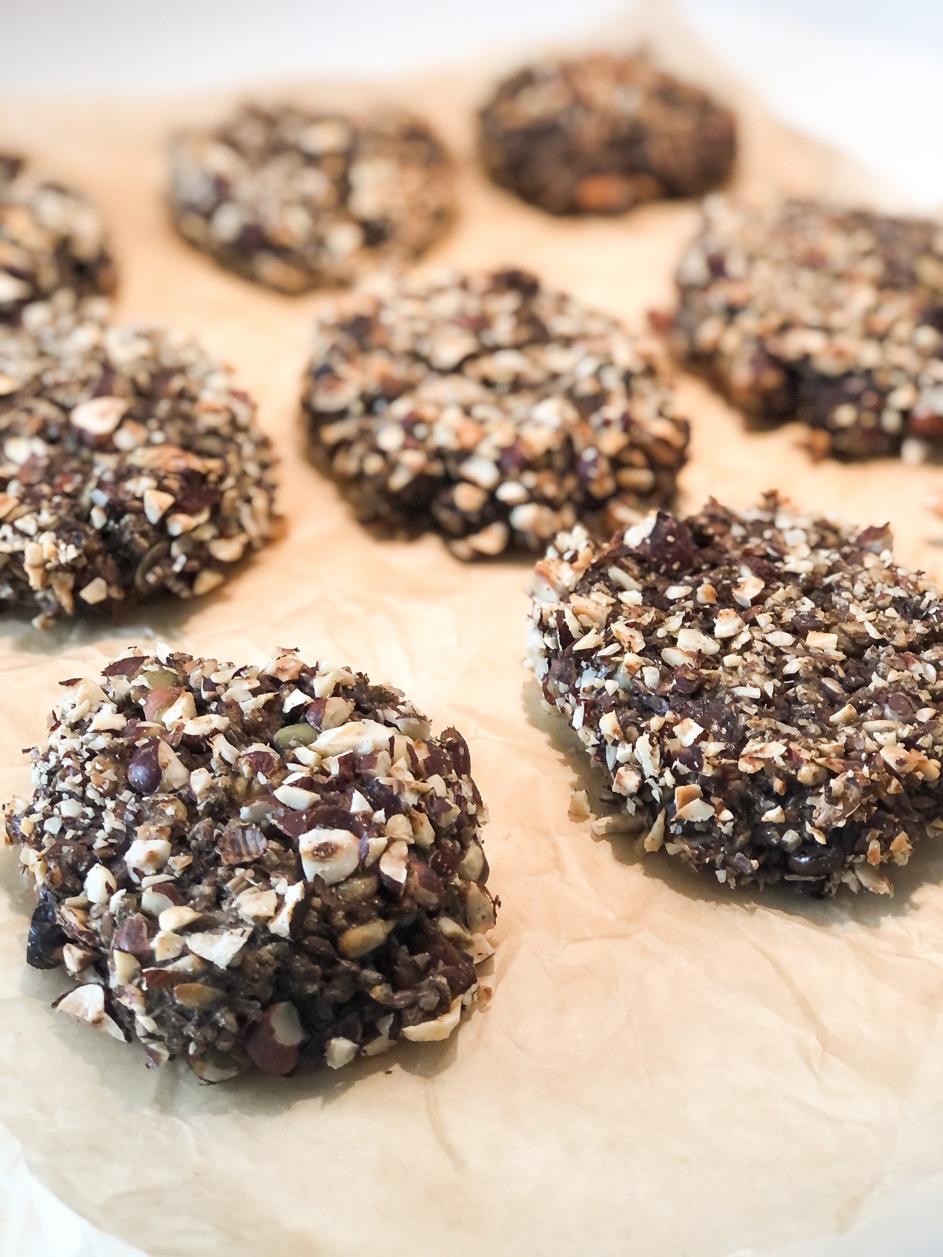 Rye buns with chocolate with 03 Stout Spent Grain Flour