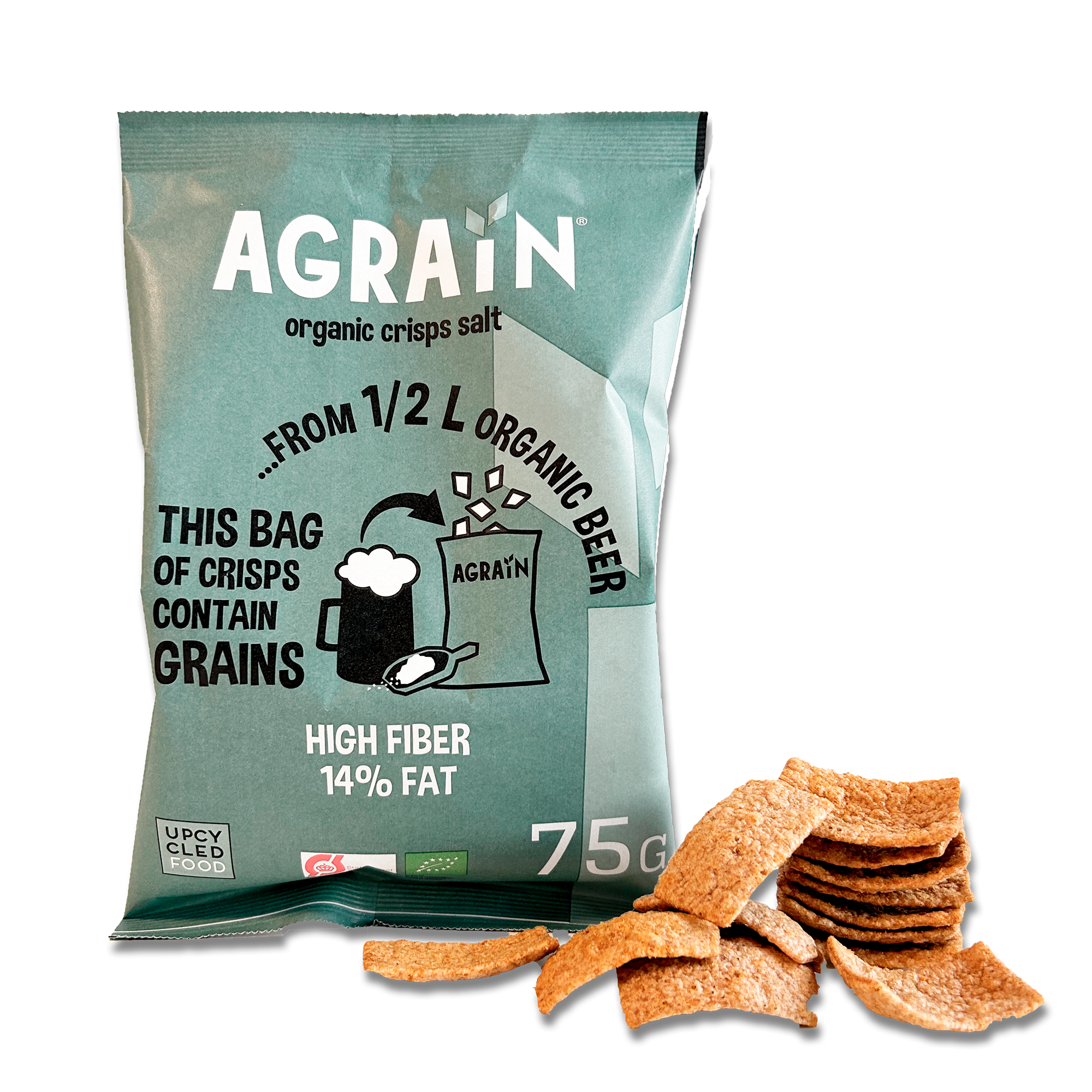 Organic Crisps Salt - 75 g